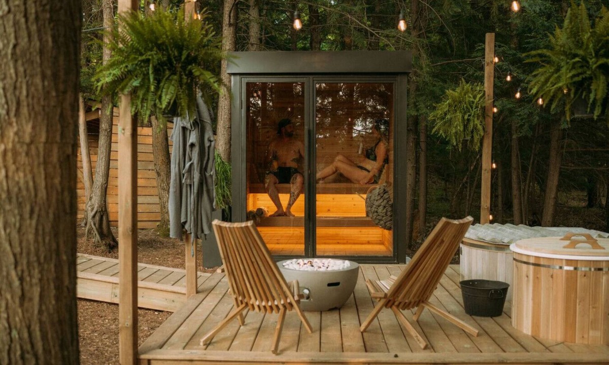 Huntsville Cabin | Aux Box Muskoka- Private Nordic Spa-Waterfront Access