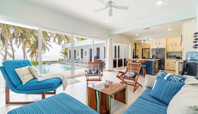 Casa Aura Maria is a private luxury vacation home in Belize, designed for families and groups seeking a secluded, fully serviced stay. Guests enjoy curated concierge support, private amenities, and a peaceful setting ideal for relaxation/celebration. in San Pedro