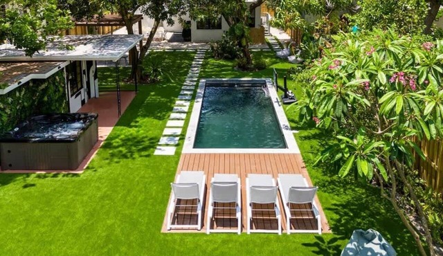 CASA FILLMORE|4BR|Pool + Hot tub + BBQ + Minigolf in Hollywood