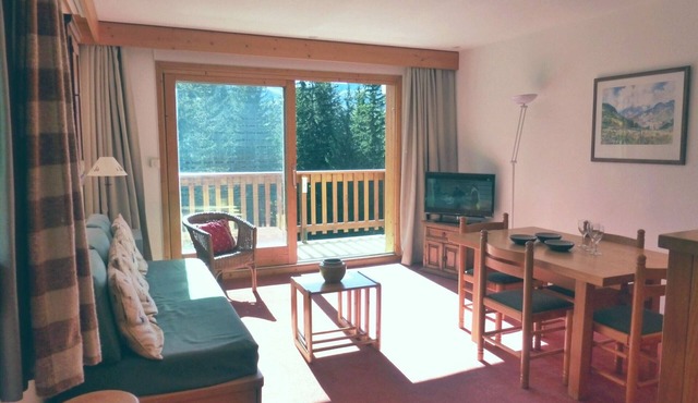Cozy apartment in Méribel Altiport, 2 rooms, sleeps 6, pets allowed in Méribel