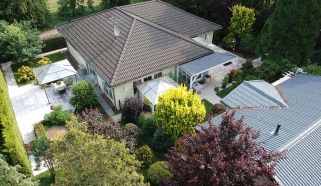 Ferienhaus Blaumond mit Gartensauna in Wandlitz