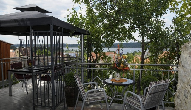 Gemütliches 1-Zimmer-App. für 2 Pers. mit Freisitz & Blick auf Brombachsee in Pleinfeld