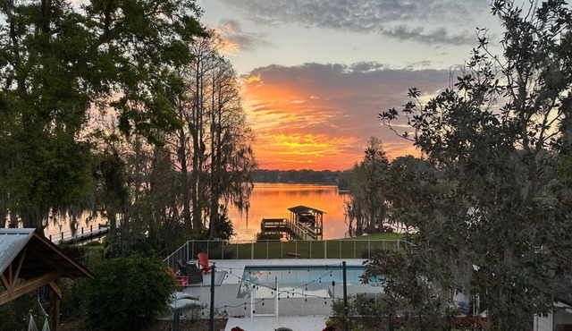 Lakeside Adventure Retreat | Heated Pool, Game Room & Private Dock | Optional Boat Cruise in Winter Haven