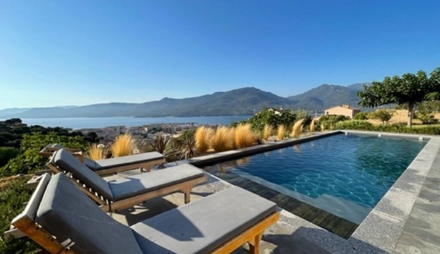 Propriano Casa di Rifuju- Spacious house-Sea view-Garden 1200m2-Port-5'car in Propriano