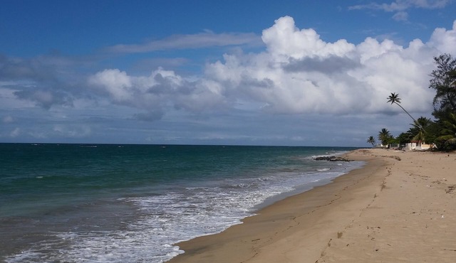 Puerto Rico Malibu Beach Front: A true 3 bedroom beach front property. in Loiza