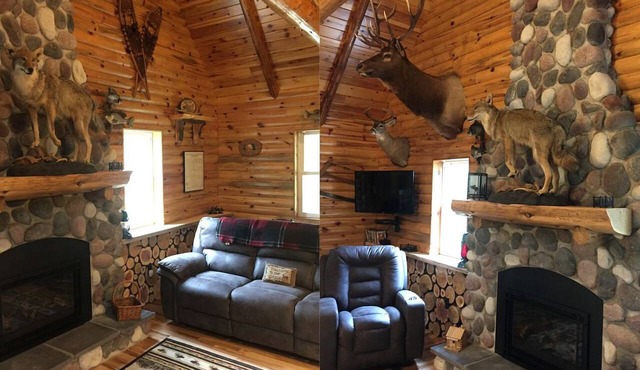 Rustic Log Cabin on the Upper Peninsula in Blaney Park, Michigan in Blaney Park