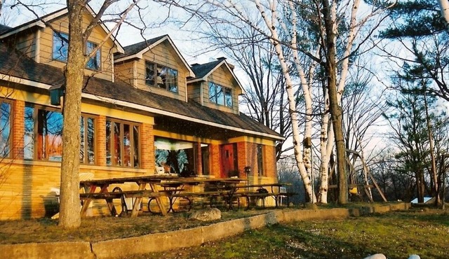 Secluded Lodge Retreat with a Lake View and Private Beach! in Beulah