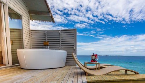 Overwater Villa with Swirl Pool