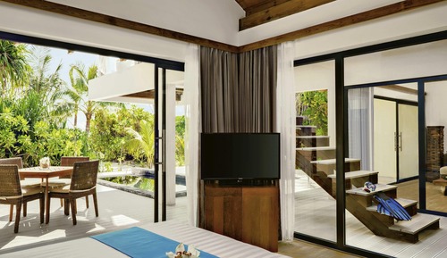 Beach Pool Villa Sunset