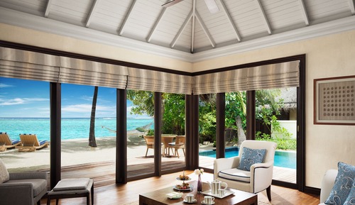 One Bedroom Sunset Beachfront Suite with Pool