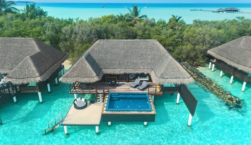 One Bedroom Sunrise Overwater Suite with Pool