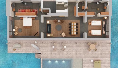 Two Bedroom Water Pool Villa  