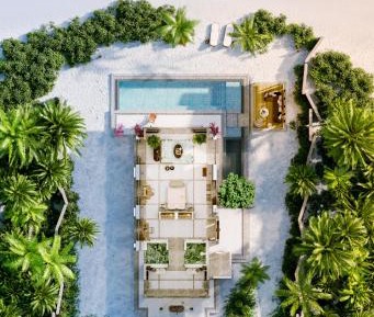 Beach Villa with Pool