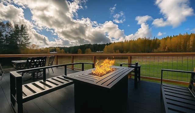 4 King Beds | 20 Acres | Hot Tub + Private Trail in Granite Falls